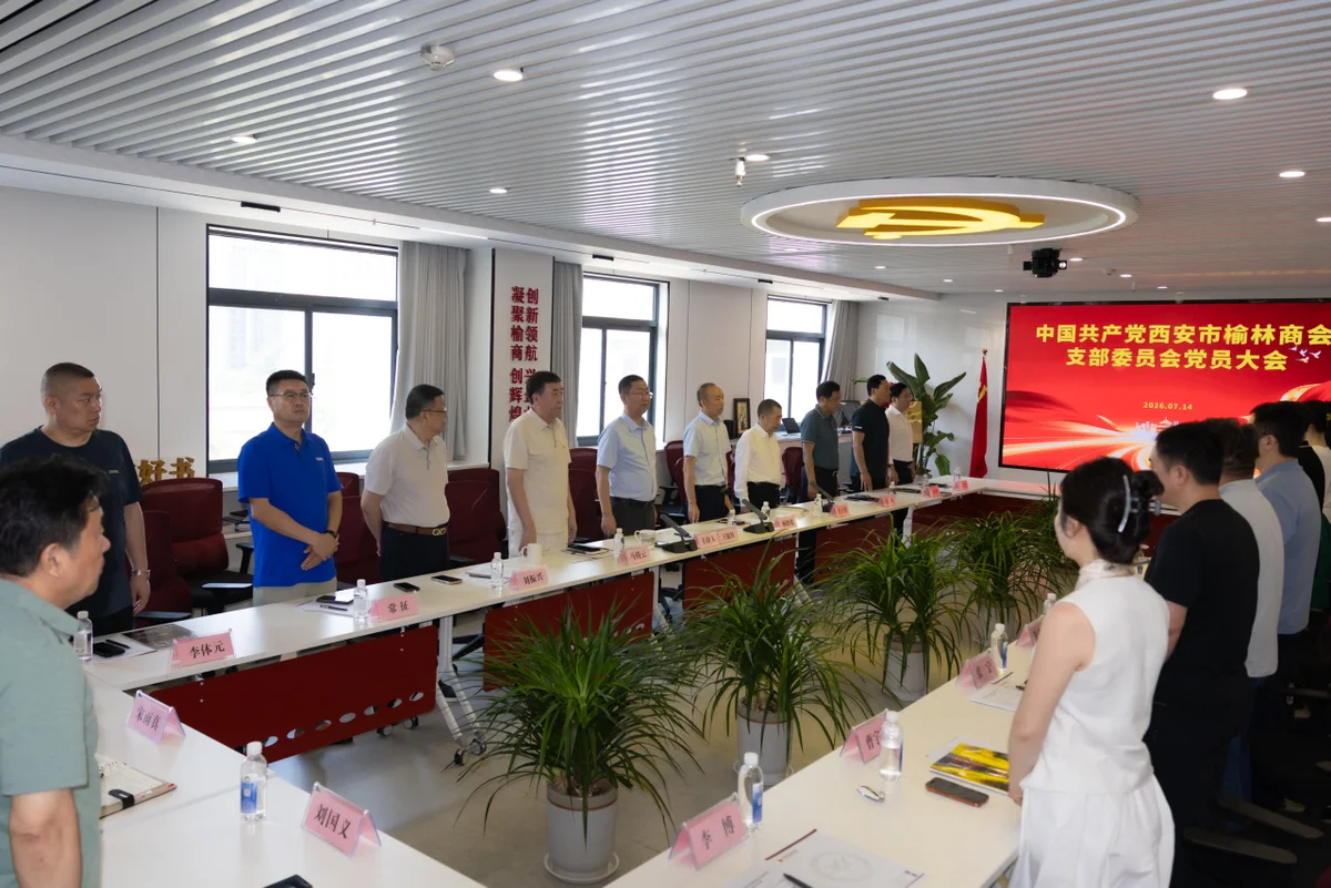 中共西安市榆林商会支部委员会成立大会圆满召开 图8