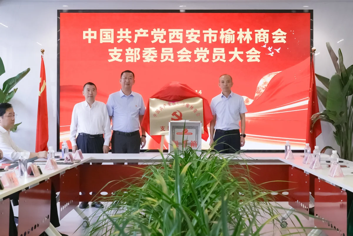 中共西安市榆林商会支部委员会成立大会圆满召开 图12